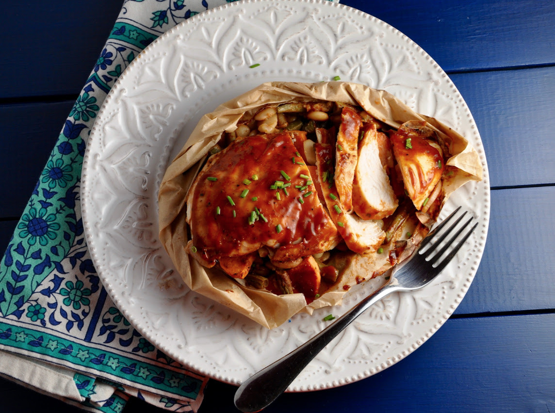 BBQ Chicken En Papillote